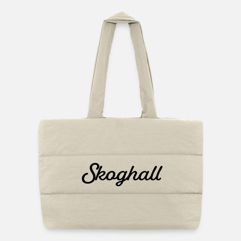 Skoghall Tinte Puffer-Einkaufstasche