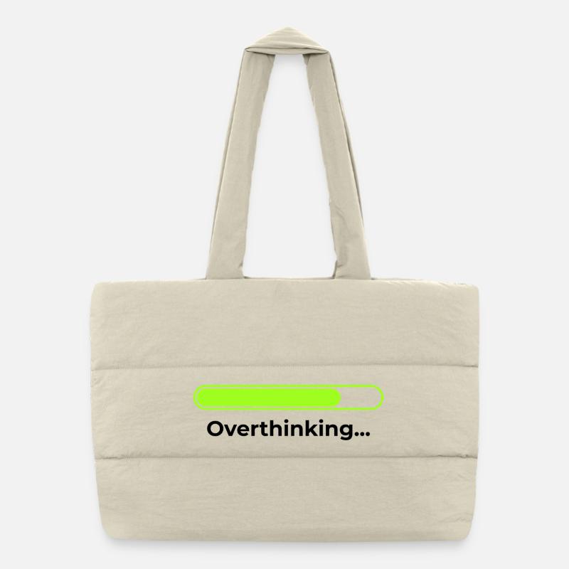 Trop réfléchir Sac shopping matelassé