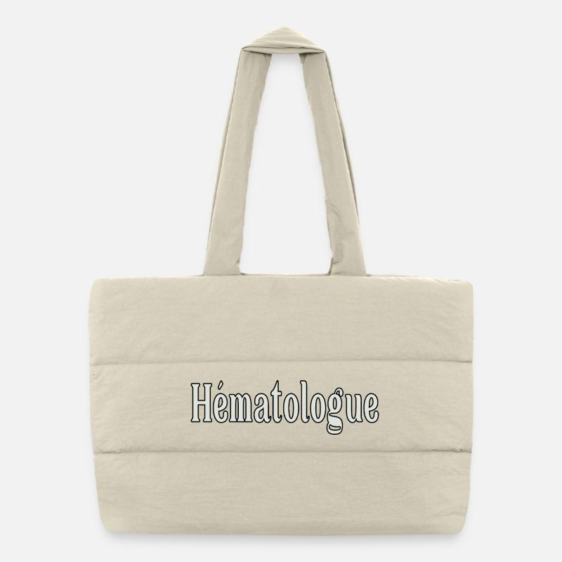Sang Hématologue Sac shopping matelassé
