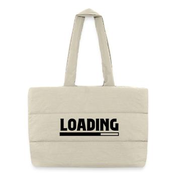 Loading - Puffer-Einkaufstasche - Naturweiß - Vorne