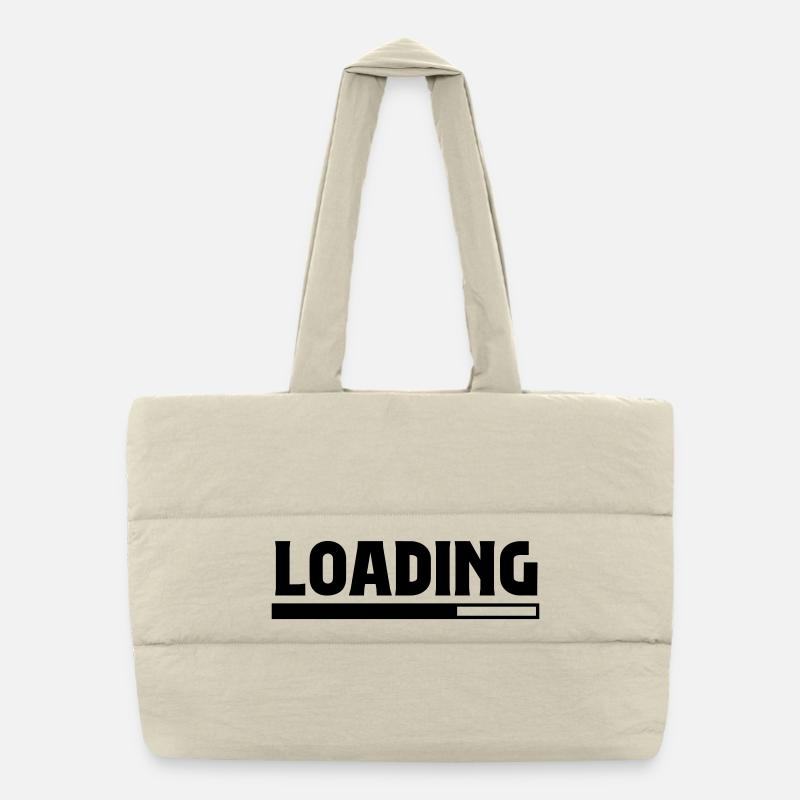 Loading Puffer-Einkaufstasche