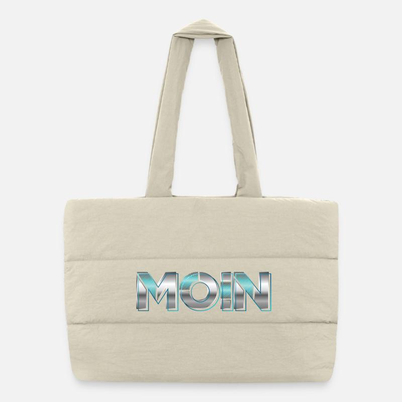 Hello Puffer Shopping Bag