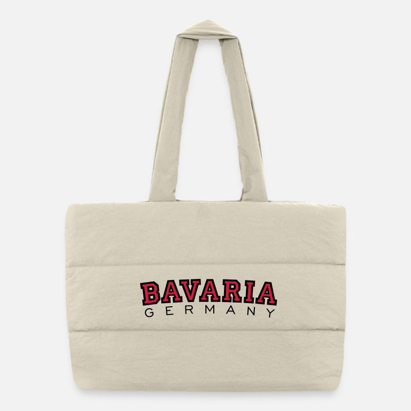 Bavaria Germany Puffer Shopping Bag