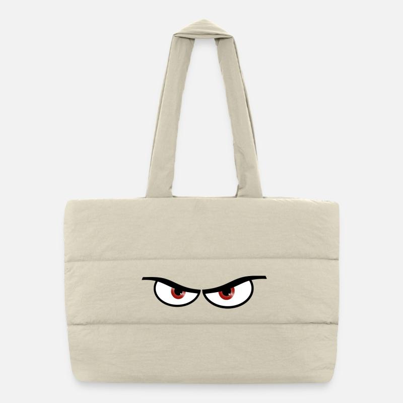 Evil eyes - gift idea Puffer Shopping Bag