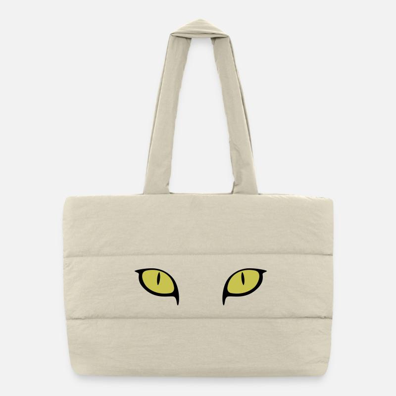 Yeux de chat Sac shopping matelassé
