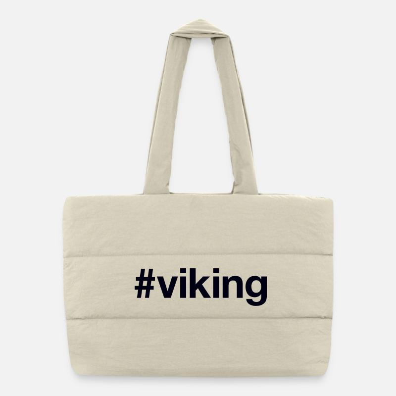 VIKING Hashtag Puffer Shopping Bag