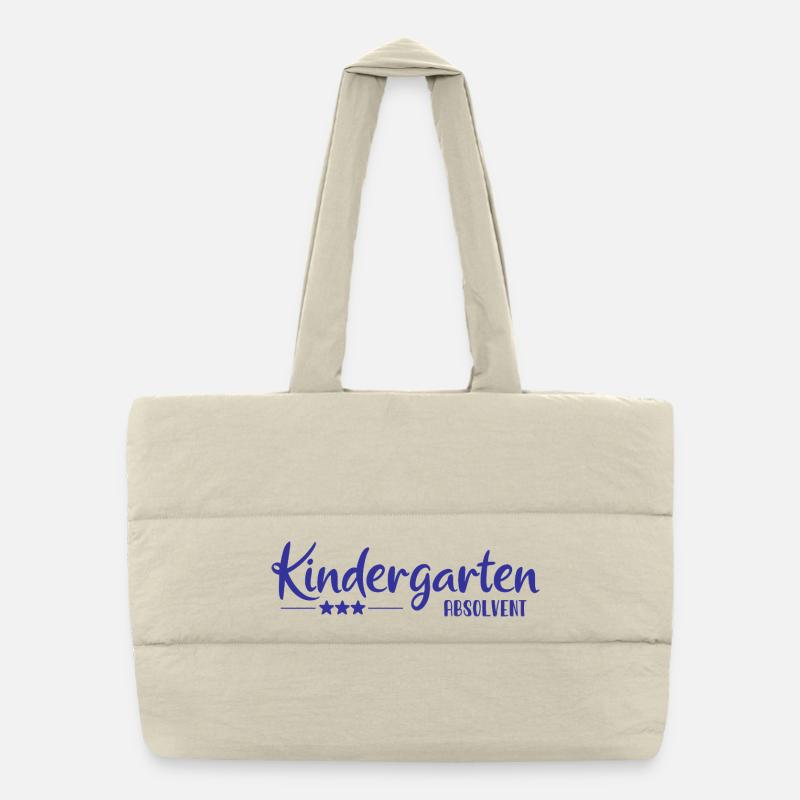 Kindergarten Absolvent - Einschulung - Kita Puffer-Einkaufstasche