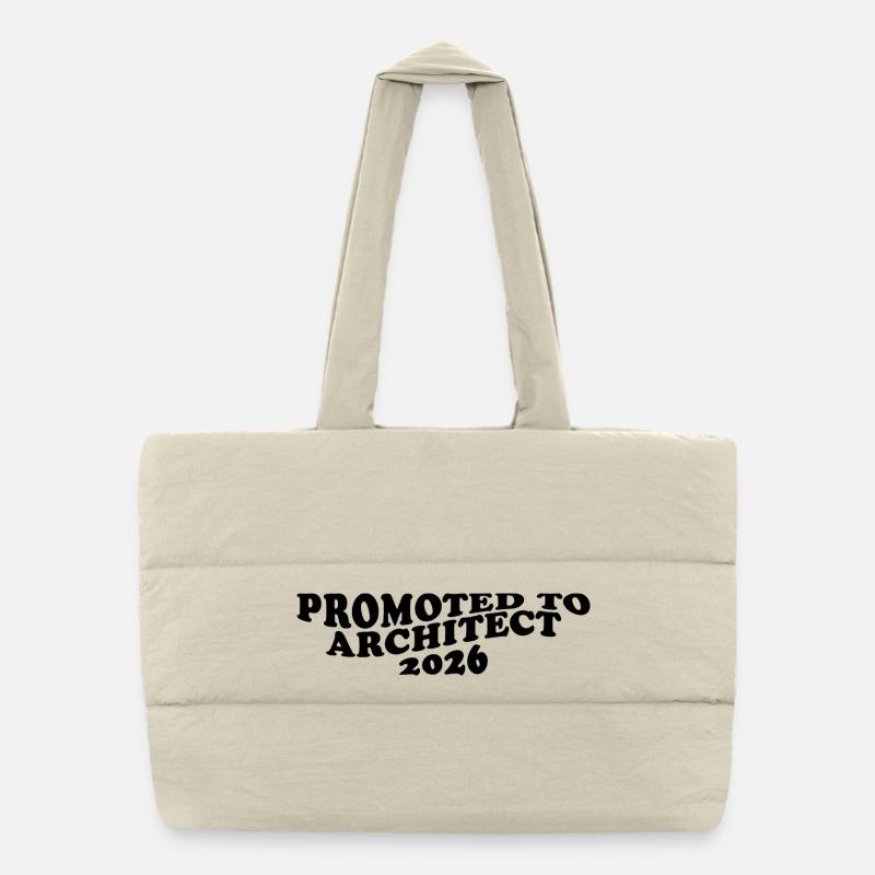 Promu architecte en 2026 Sac shopping matelassé