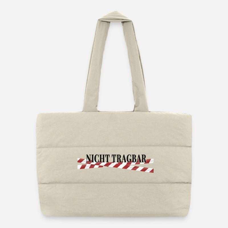 Inportable – Déclaration d’humour noir Sac shopping matelassé