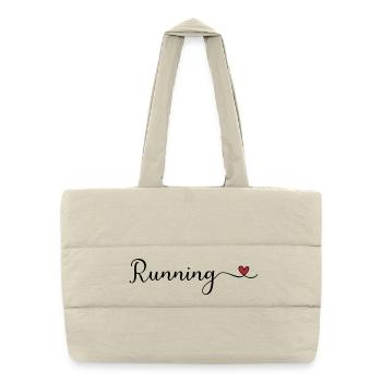Run - Puffer Shopping Bag - natural - Front