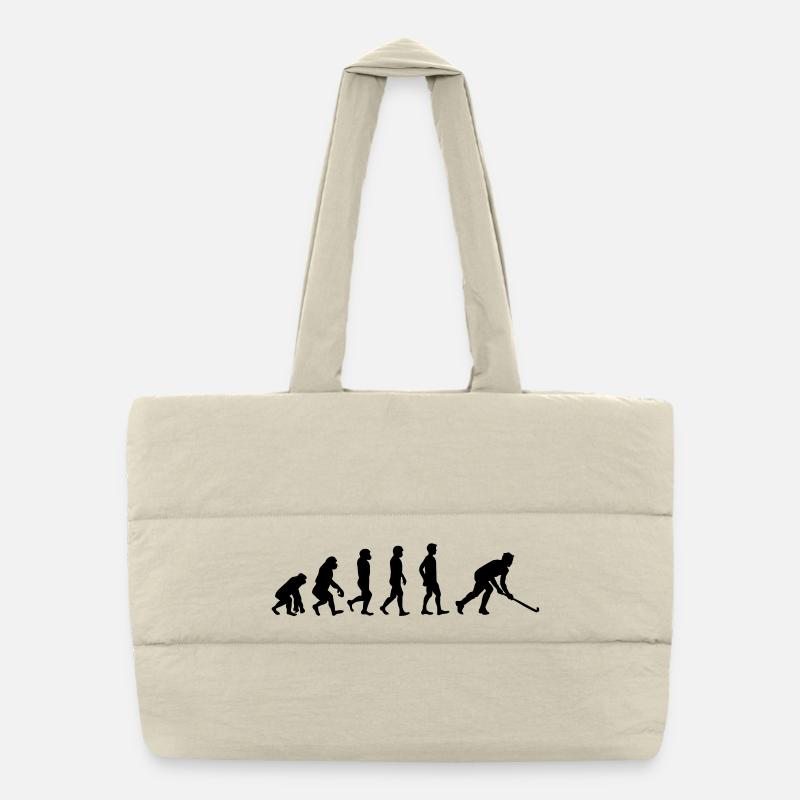 Evolution de floorball - Sac shopping matelassé - blanc naturel