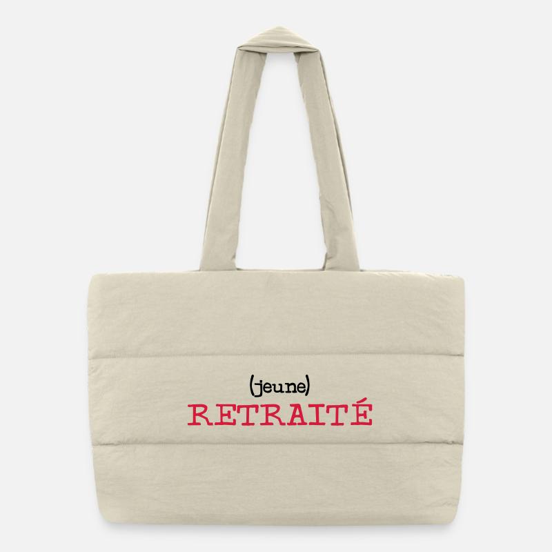 (jeune) Retraité Sac shopping matelassé