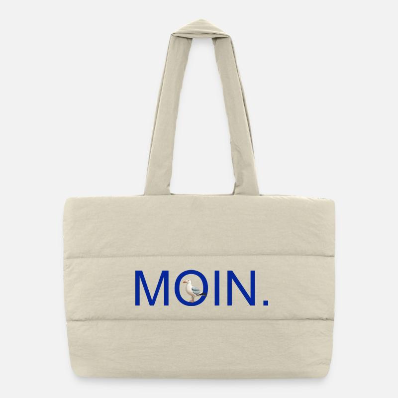 MOIN. mit Möve Puffer-Einkaufstasche