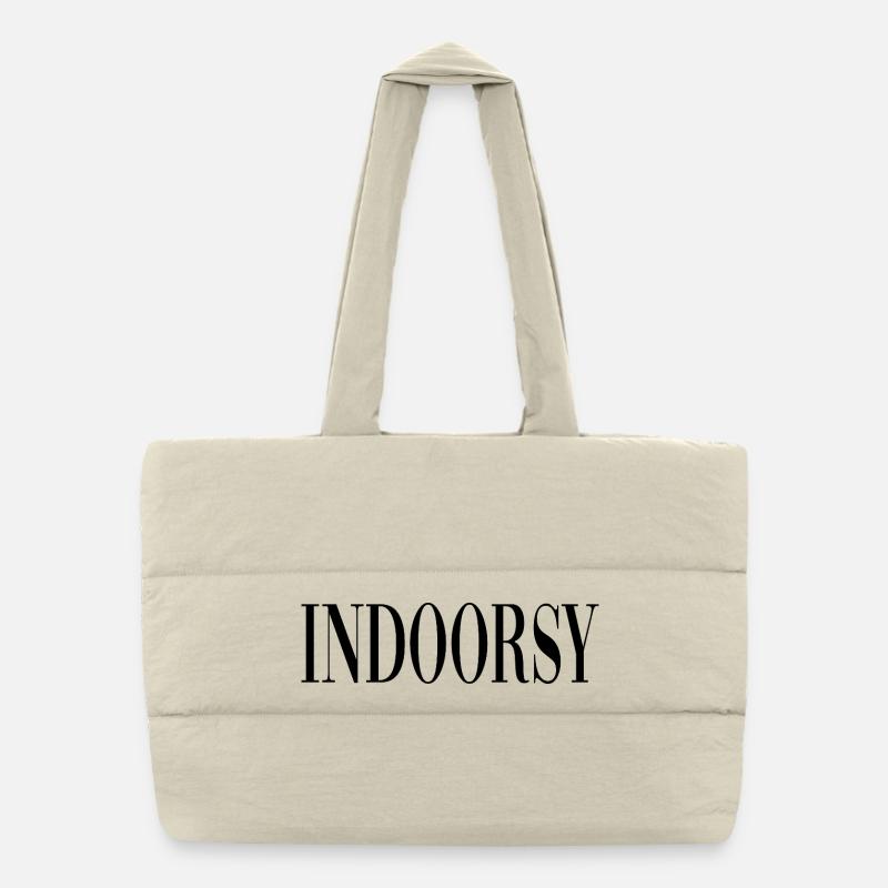 À l’intérieur Sac shopping matelassé