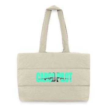 Pilote cargo C-17 - Sac shopping matelassé - blanc naturel - Devant