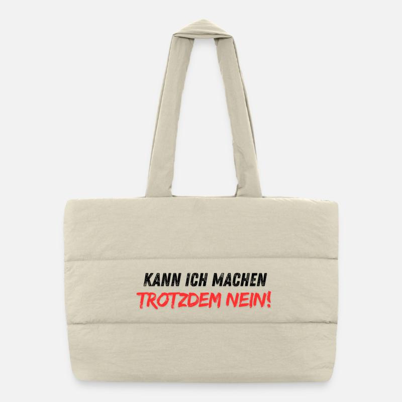 Kann_ich_machen_trotzdem_nein Sac shopping matelassé