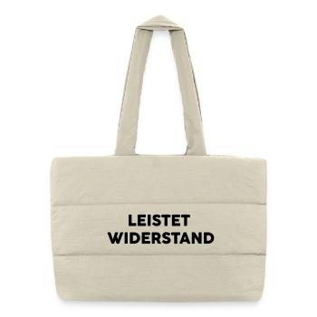 resistance - Puffer Shopping Bag - natural - Front
