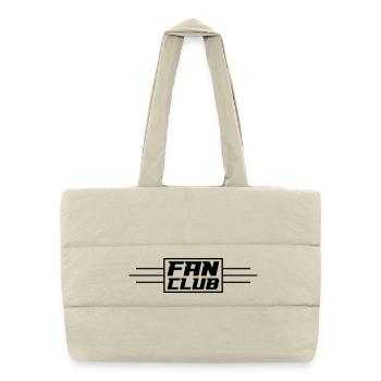 Fan Club Verein - Puffer-Einkaufstasche - Naturweiß - Vorne