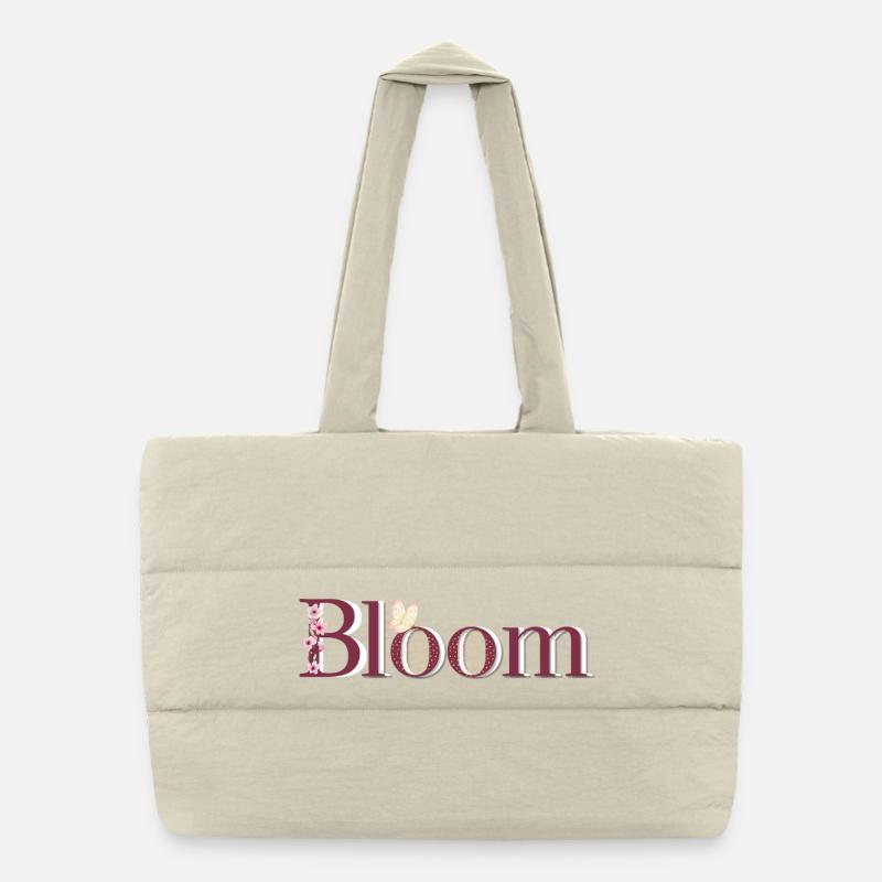 Spring Soul - Puffer Shopping Bag - natural
