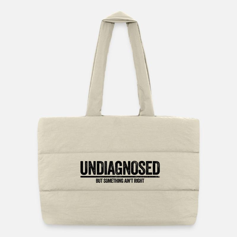 Ce n’est pas diagnostiqué, mais quelque chose ne va pas Sac shopping matelassé