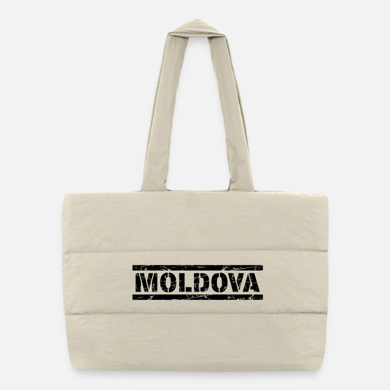Moldova Puffer Shopping Bag
