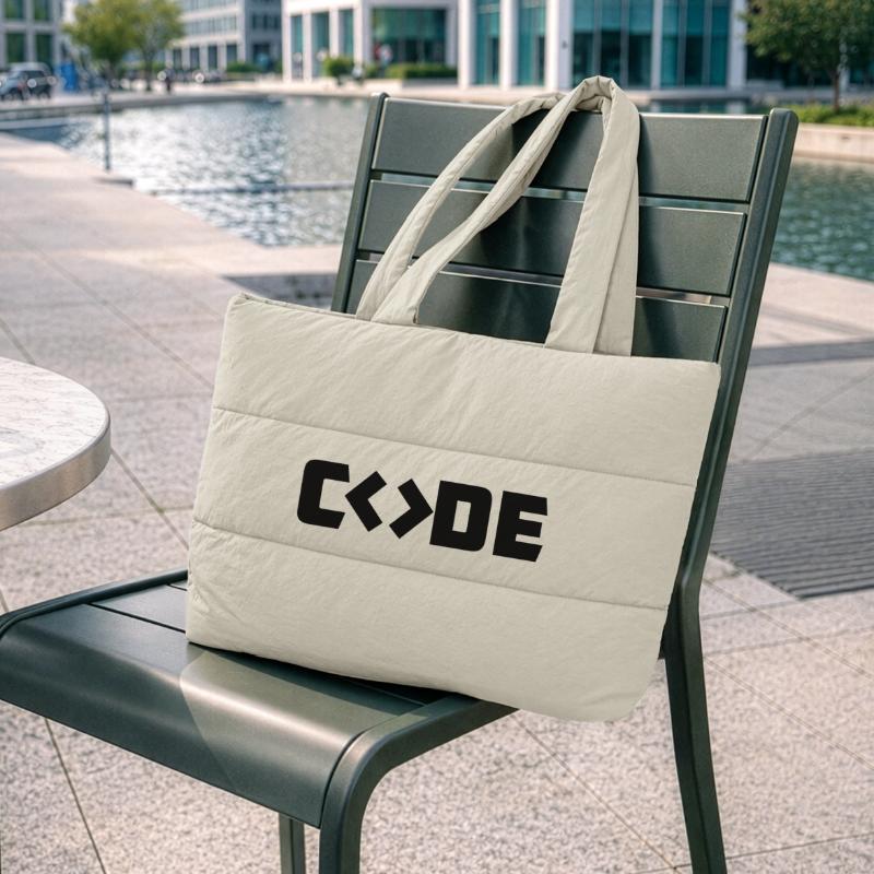 Programmierer-Code Puffer-Einkaufstasche