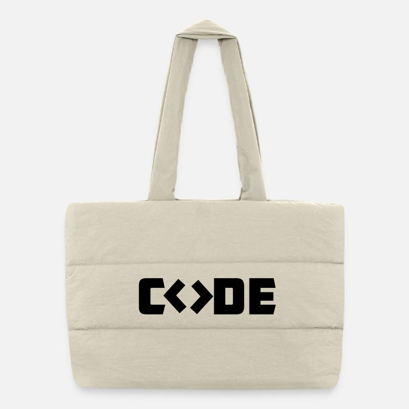 Programmierer-Code Puffer-Einkaufstasche