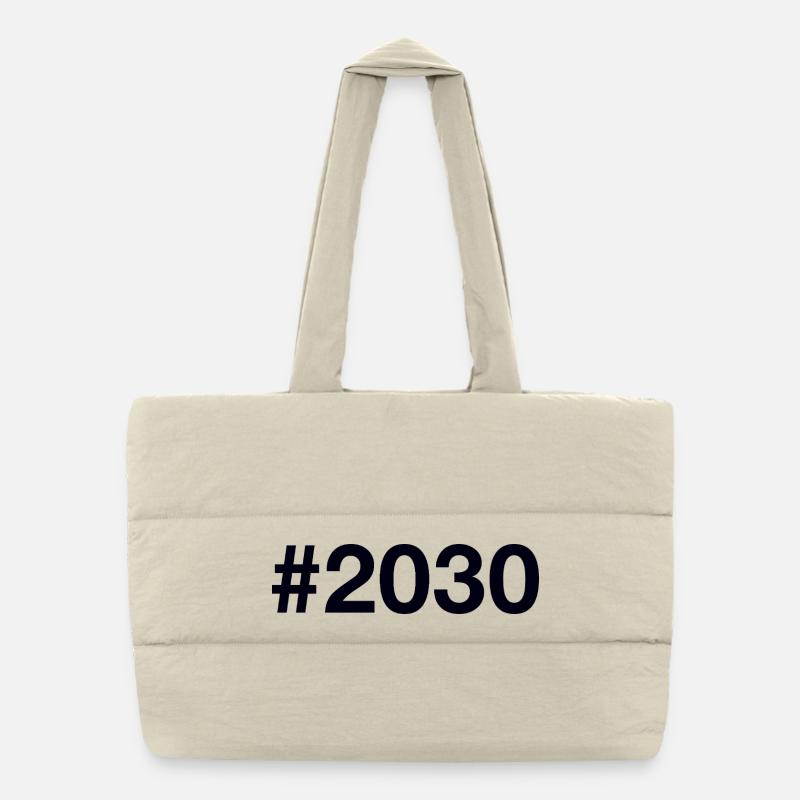 2030 Hashtag Sac shopping matelassé