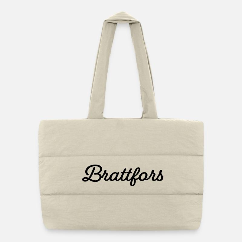 Brattfors-Tinte Puffer-Einkaufstasche