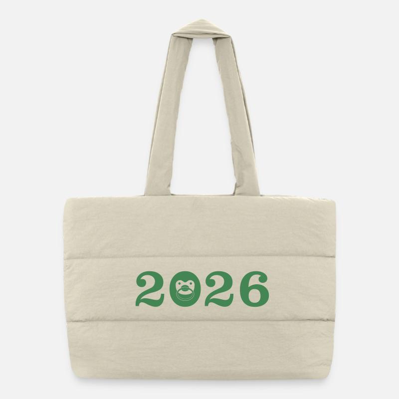 Baby 2026 - Puffer-Einkaufstasche - Naturweiß