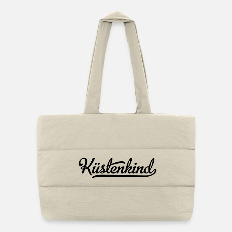 Coastal Child Puffer Shopping Bag