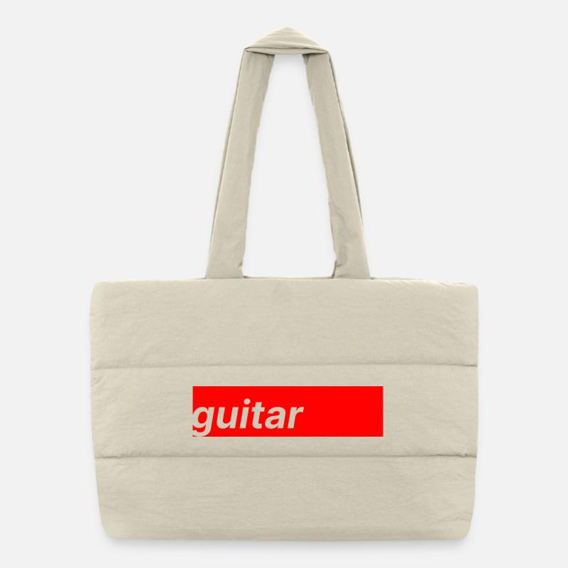 Guitar Puffer-Einkaufstasche