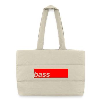 Basse - Sac shopping matelassé - blanc naturel - Devant