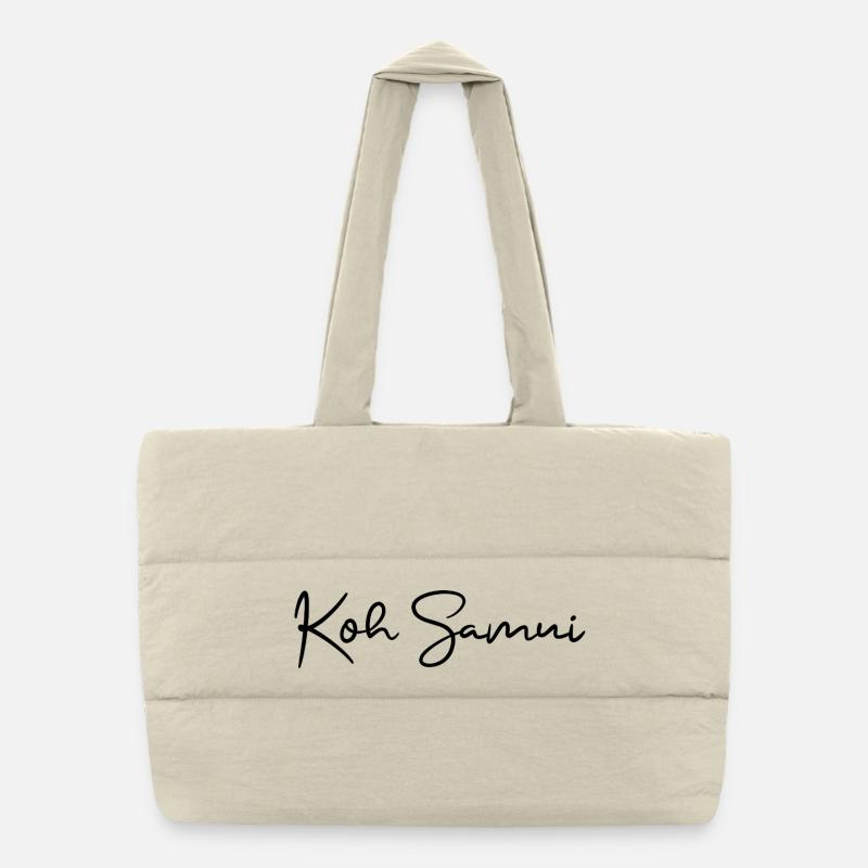 Île de Koh Samui, Thaïlande Sac shopping matelassé