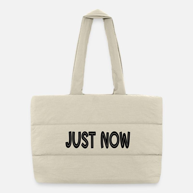 JUST NOW  Puffer Shopping Bag