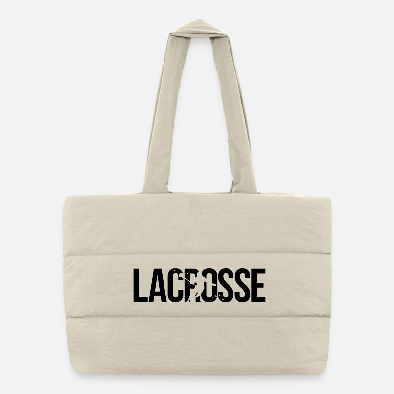lacrosse Puffer Shopping Bag