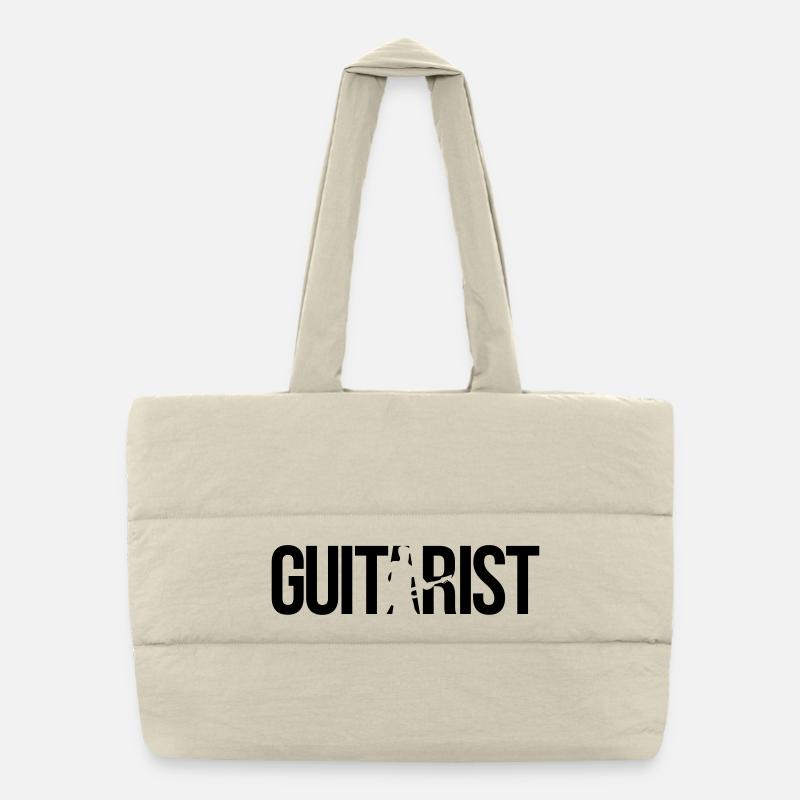 guitarist Puffer Shopping Bag