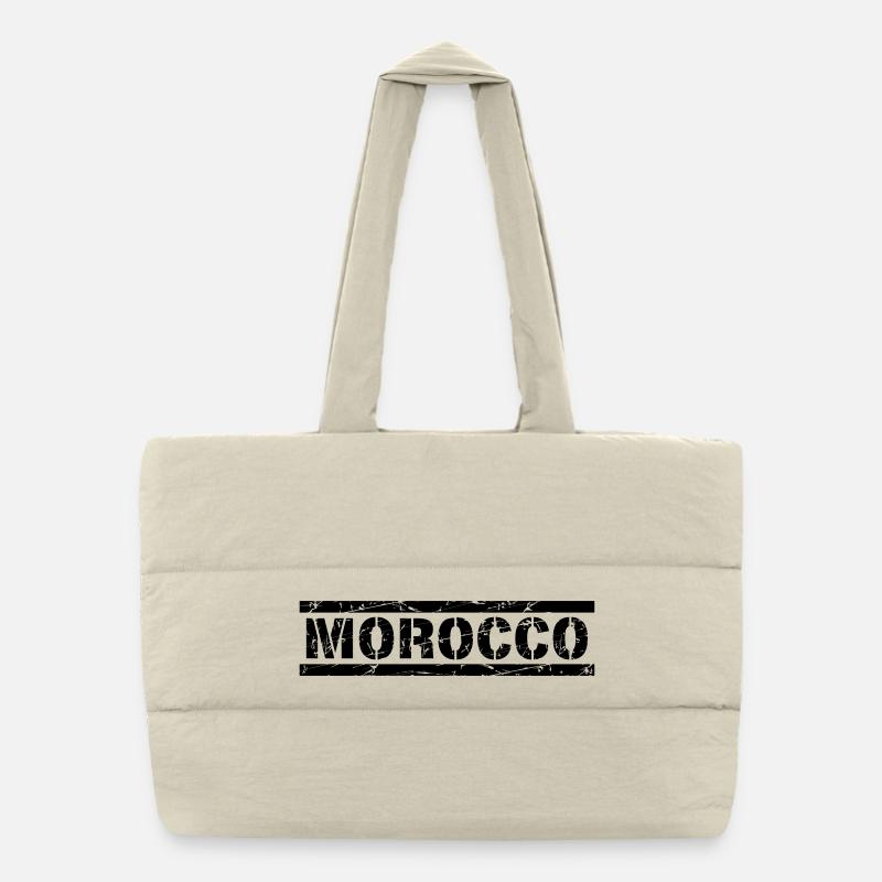 Maroc Sac shopping matelassé