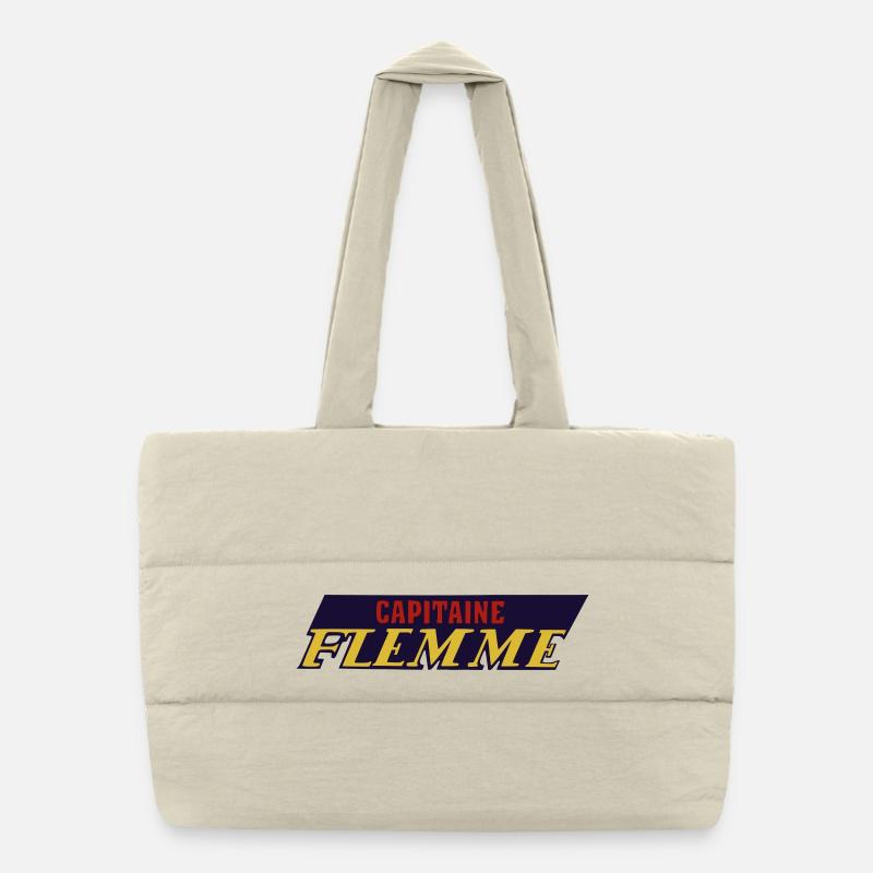 Capitaine flemme Sac shopping matelassé