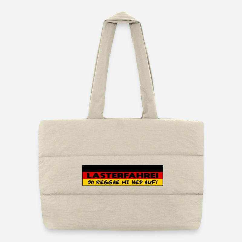 LASTERFAHREI - Do Reggae Mi Ned Auf! DEUTSCHLAND Puffer-Einkaufstasche