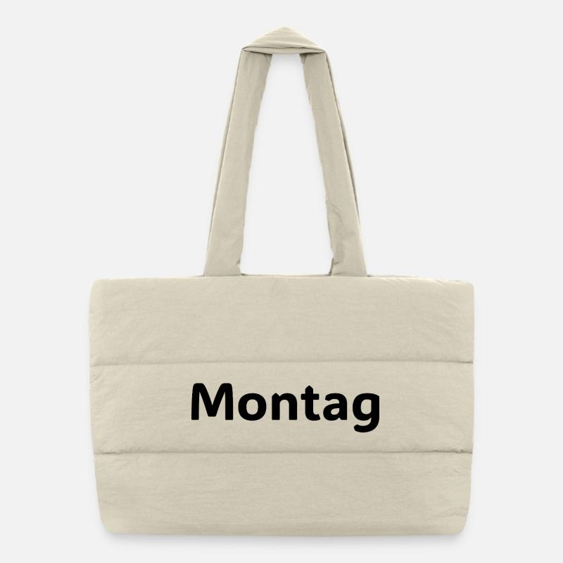 Motivations Montag Wochenstart Sac shopping matelassé