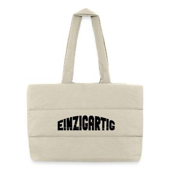 Unique - Puffer Shopping Bag - natural - Front