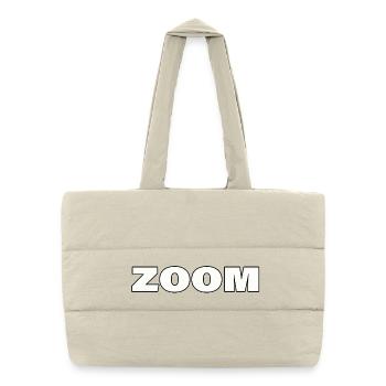 Zoom - Puffer Shopping Bag - natural - Front