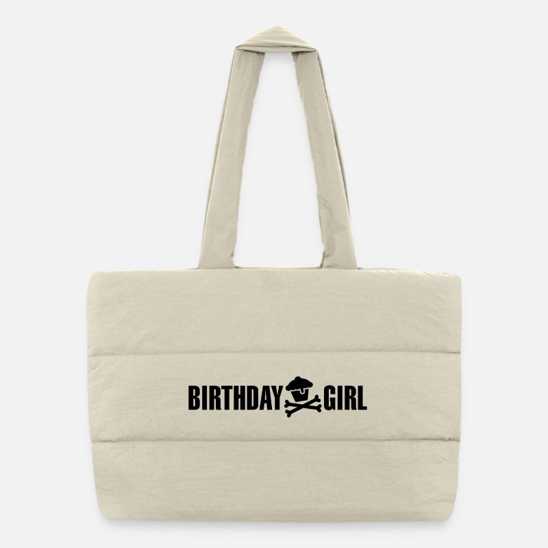 Fille d'anniversaire Sac shopping matelassé