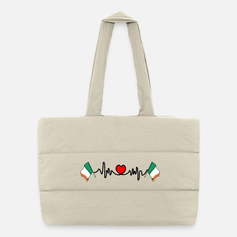 Heart rate cardio for Ireland Puffer Shopping Bag