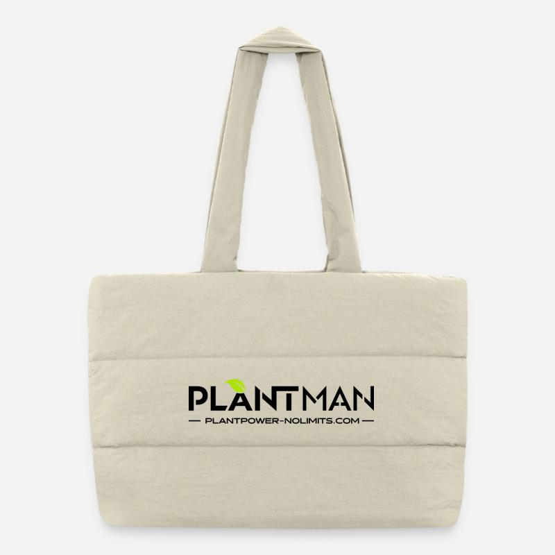 Plan Man | PlantPower-NoLimits Puffer Shopping Bag