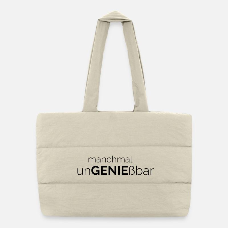 Inedible Puffer Shopping Bag