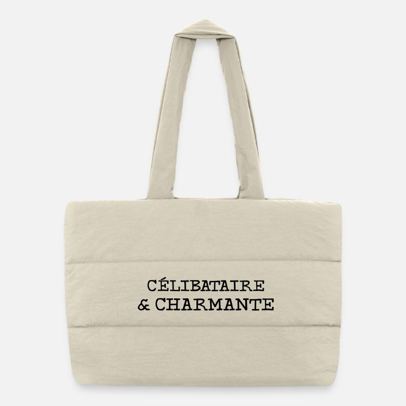 Célibataire et charmante Sac shopping matelassé