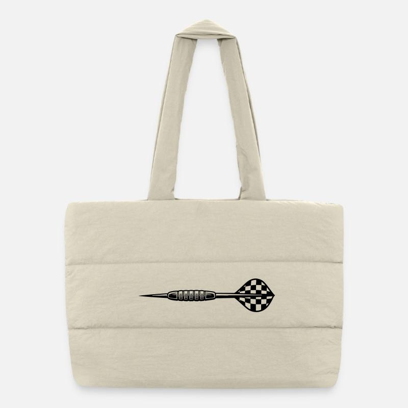 Throwing Dart Darts Puffer Shopping Bag