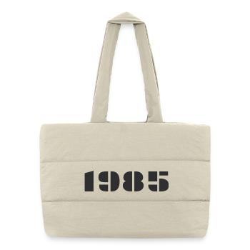 1985 - Puffer-Einkaufstasche - Naturweiß - Vorne